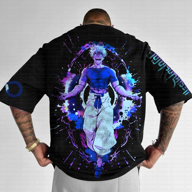 Street Fashion Hats - 2025 Men's Summer T-shirt Jujutsu Kaisen