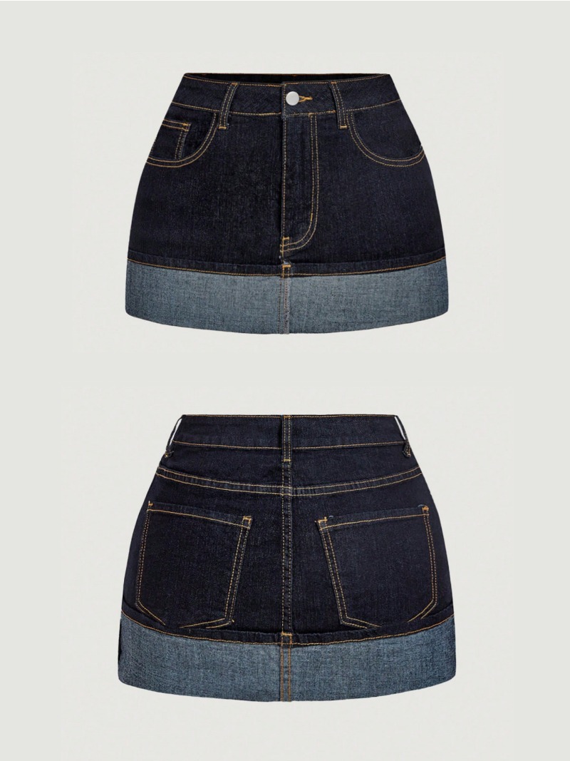 2026 New Two Tone Denim Mini S - đánh giá và giá Street Fashion News