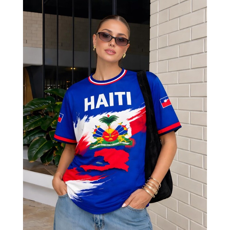 2026 New Women Haiti Flag Socc - đánh giá và giá Street Fashion Usa