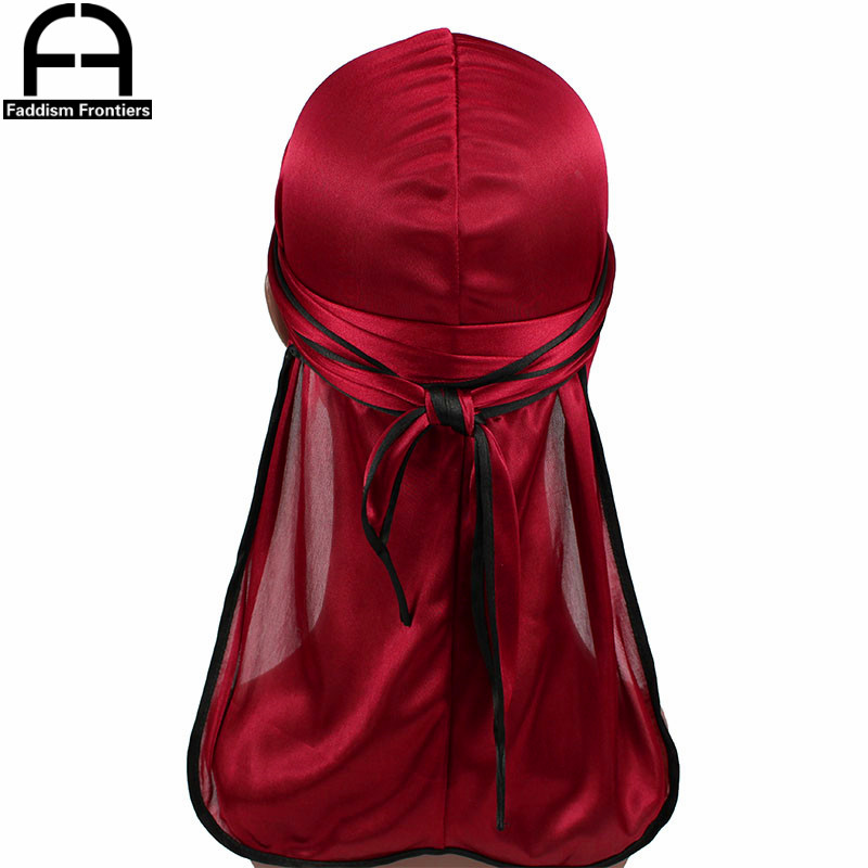 Thời Trang Mới Nam Satin Durag - đánh giá và giá Street Fashion Hats