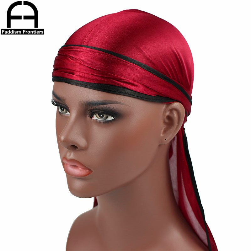 Thời Trang Mới Nam Satin Durag - đánh giá và giá Street Fashion Hats