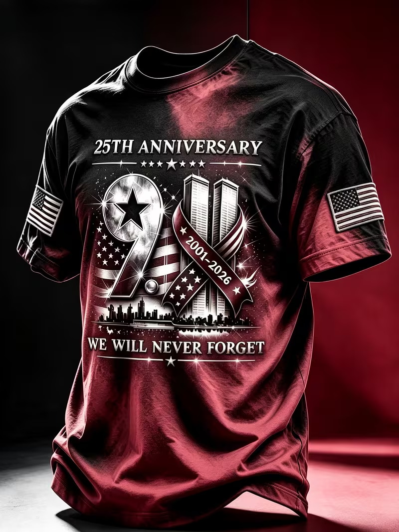 911 25th Anniversary T Shirt f - đánh giá và giá Street Fashion Usa