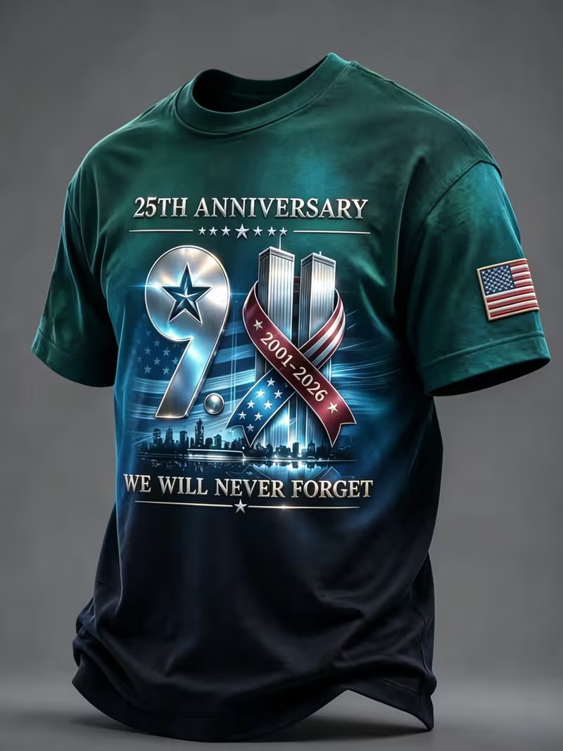 911 25th Anniversary T Shirt f - đánh giá và giá Street Fashion Usa