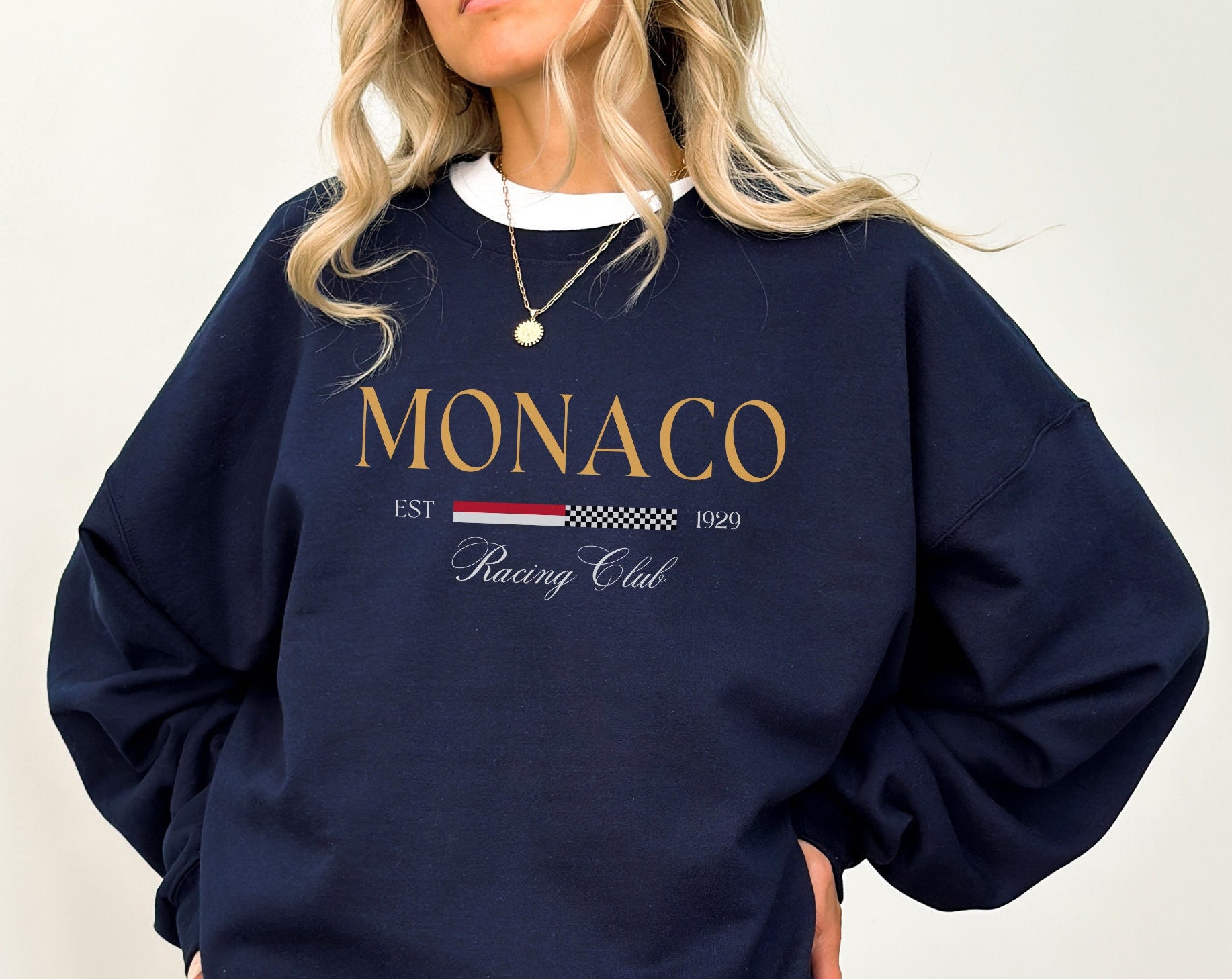 Women's MONACO Print Sweatshir - đánh giá và giá Street Fashion Monaco