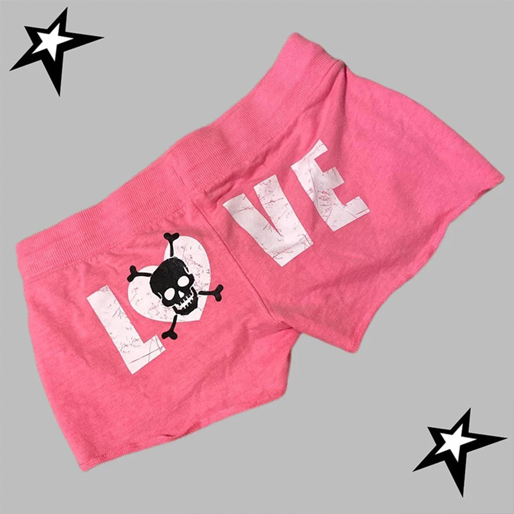 Summer Retro Punk Shorts Casua - đánh giá và giá Street Fashion American